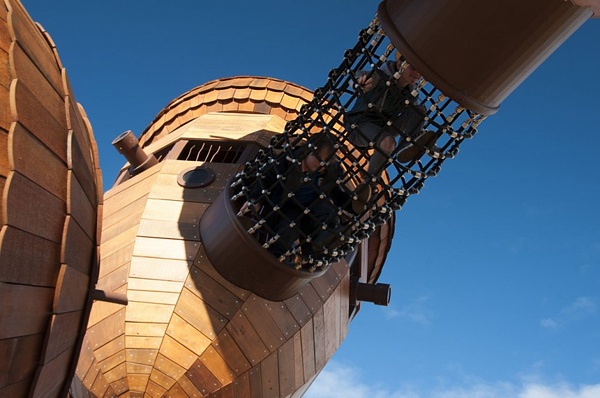 Vybavenie zábavného parku-drevené lano Vybavenie zábavného parku-budova z dreveného lana