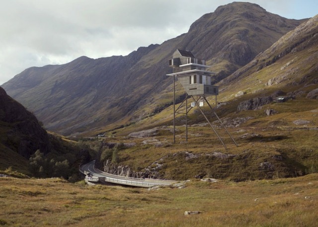 Roost House Škótsko vizualizácia architektúry-Benoit Challand