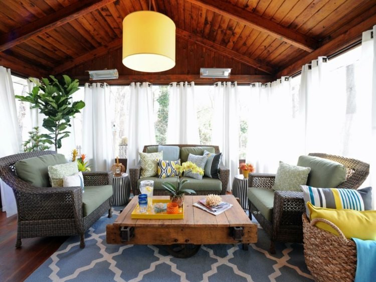 Nábytok-karibský štýl-obývačka-nápady na dekoráciu