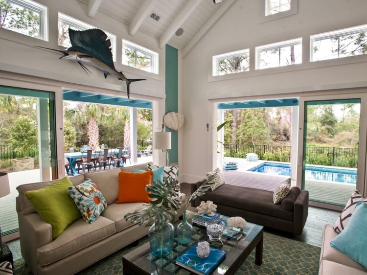 Nábytok v Karibiku - nápad na dekoráciu obývačky