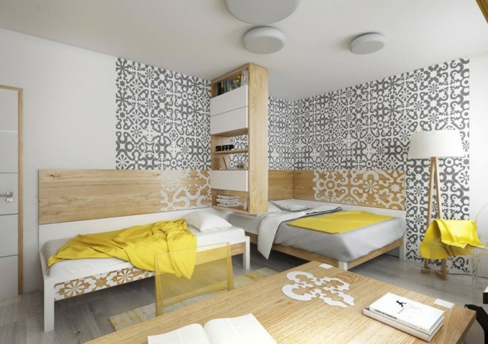 nastaviť nápady žlté akcenty