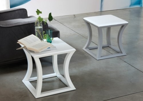 Taburet z dreveno-talianskeho dizajnérskeho nábytku