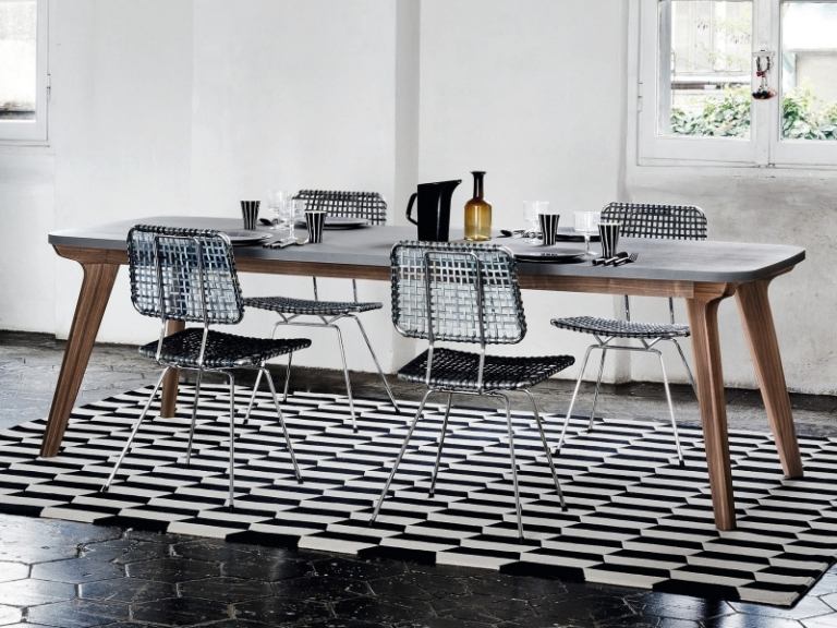 Štvorcový jedálenský stôl, Tehla 223 od Gervasona zariadenie-nápady-2015-aktuálne-trendy-bývania-tehla233-gervason-štvoruholníkový-jedálenský stôl