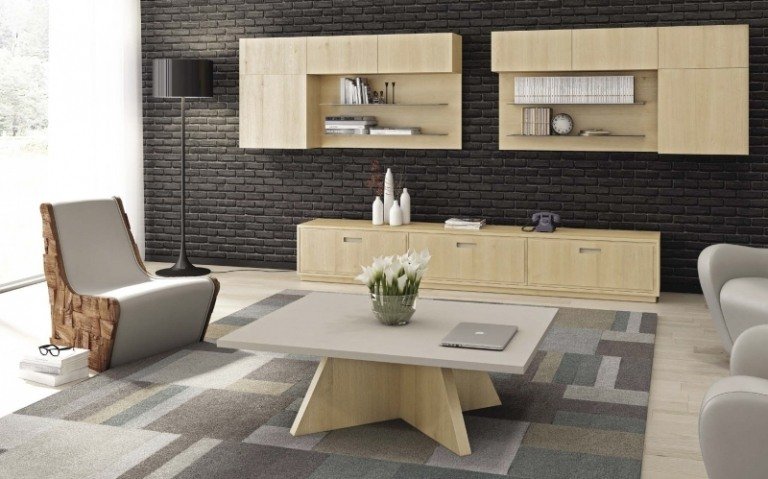 Konferenčný stolík Everwood v šedej farbe z masívu zariadenie-nápady-2015-aktuálne-bývanie-trendy-drevo-konferenčný stolík-everwood