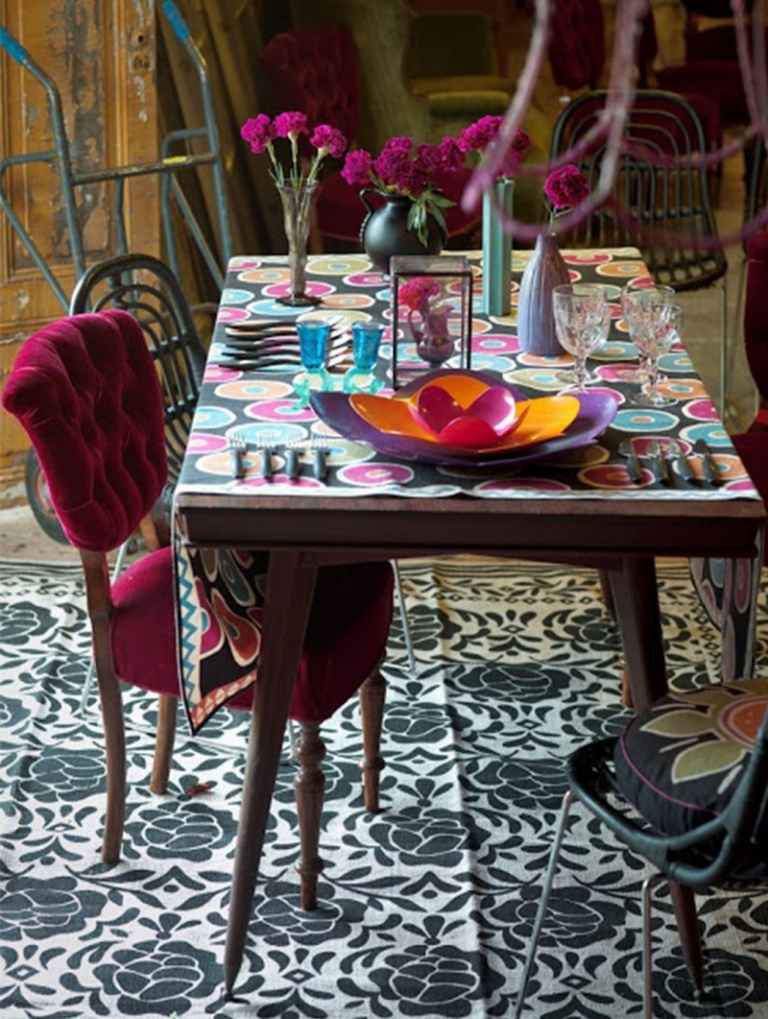 farebné prezdobené živé krajiny nápady na zariadenie 2015 -aktuálne-bývanie-trendy-prezdobené-opulentné-farebné