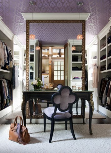 Interiérová myšlienka moderného toaletného stolíka pre jednu ženu, veľké zrkadlo Nábytok-nápad-moderný-single-žena-make-up-stôl-veľké-zrkadlo