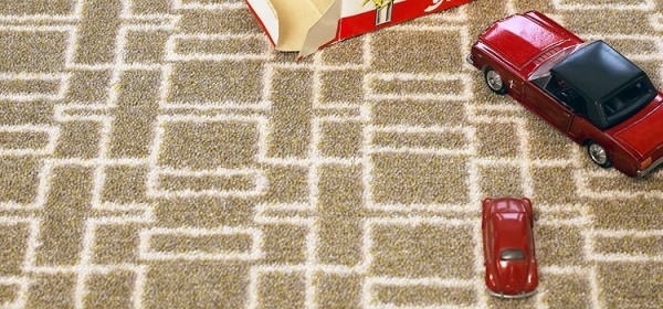 Textilný koberec štruktúra geometrické motívy škôlka farby Textilný koberec nadýchaná štruktúra geometrické motívy detská izba