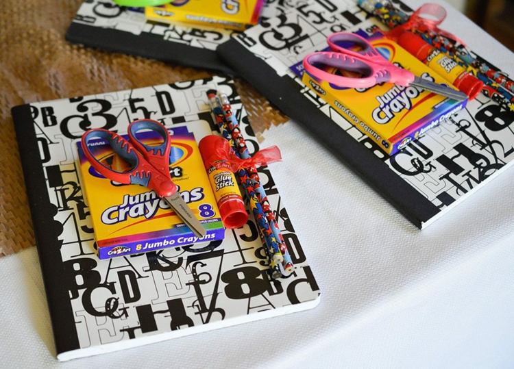 darčeky do školy nápady na zápis do školy nožnice ceruzky na zošity