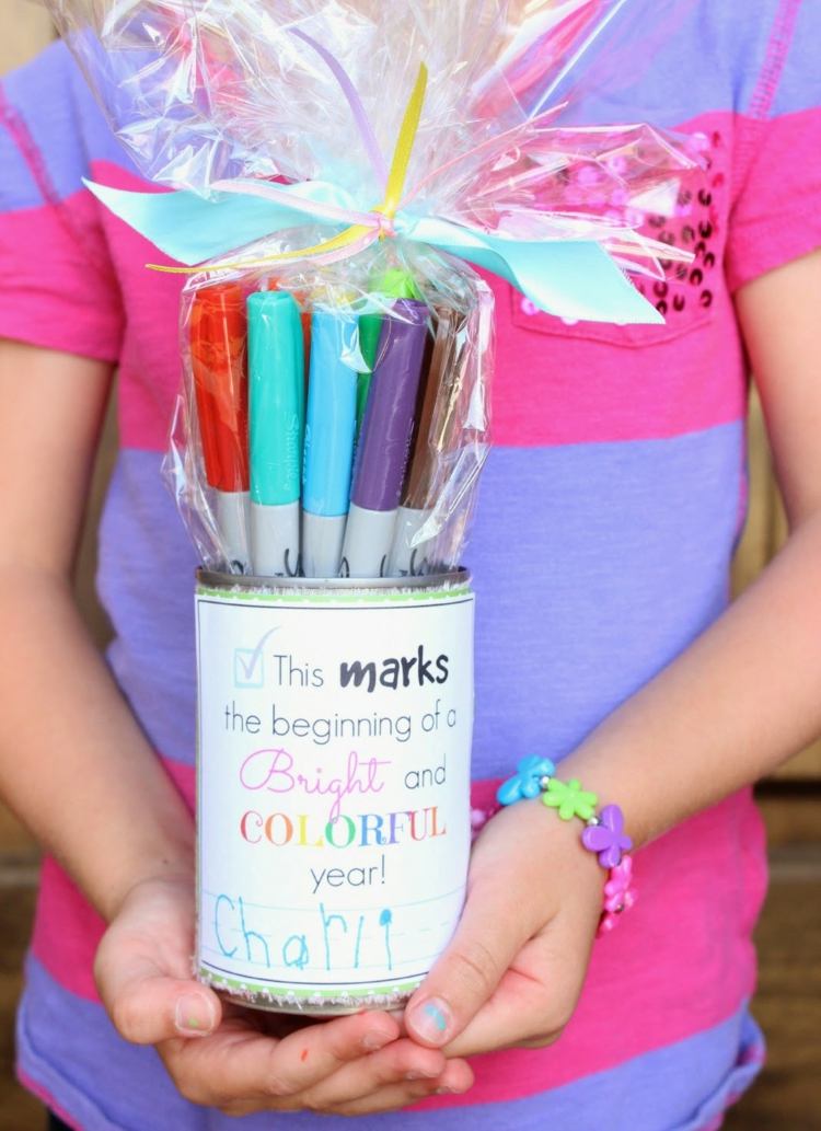 nápady na návrat do školy späť do školy držiak darčekového pera