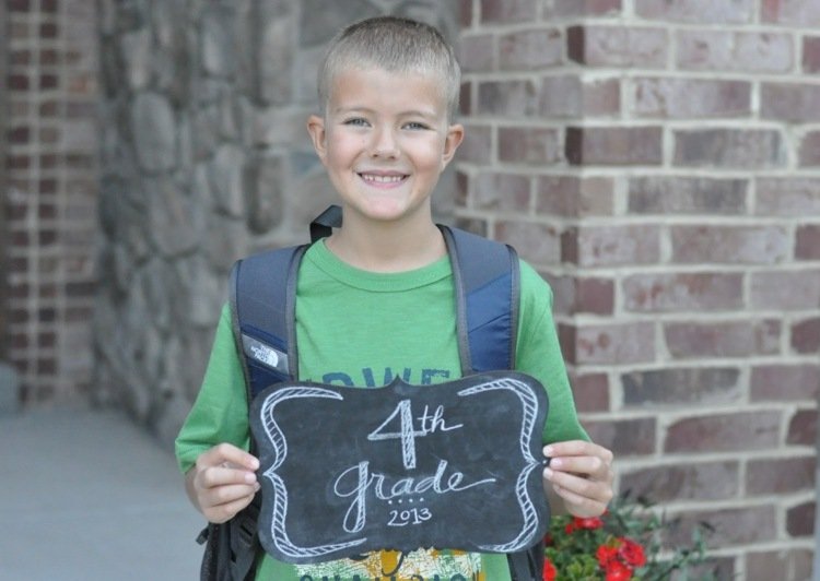 nápady na návrat do školy podpísať photoshoot boy