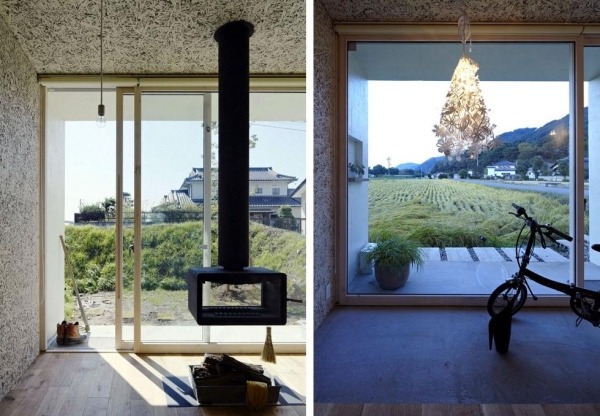 Masívny dom Cubic Japan Interiérové ​​svietnikové koleso