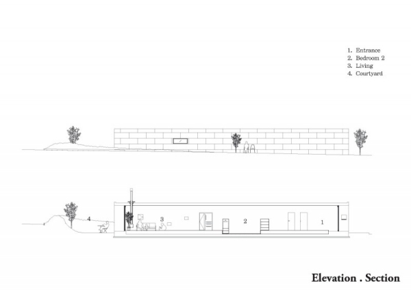 Nest House Japan Plan Profile Drawing