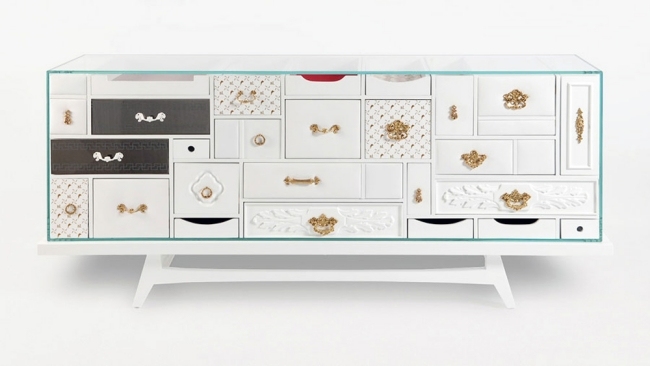 mondrian zásuvkový príborník vzory boca do lobo Mondrian zásuvkový príborník návrhy od boca do lobo