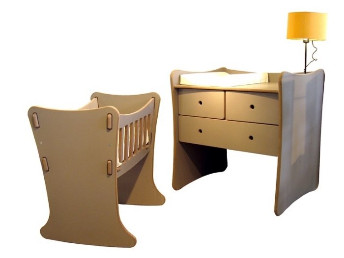 Detská kolíska vyrobená z MDF-drevených panelov-DAVID-Mathy-by-Bols