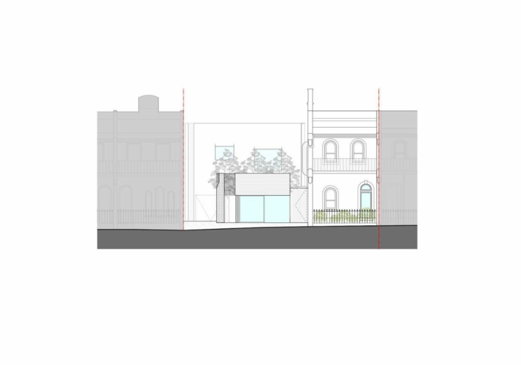 kráľ Bill dom vlnitý plech fasáda pôdorys dvojposchodová stará budova