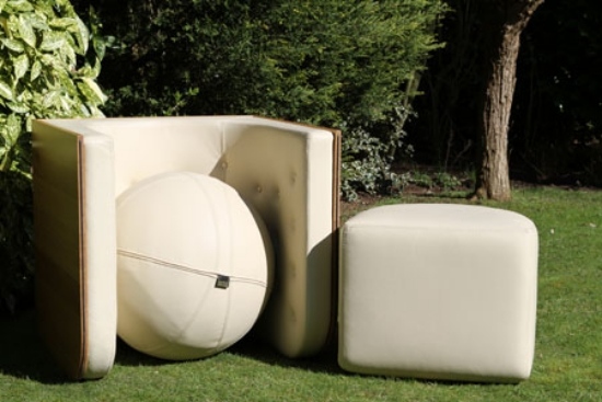 záhradný nábytok mení dizajnérsky nábytok od Ellen Ectors