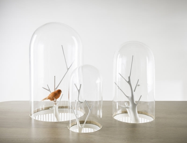 povrchové sklo archibird stôl klietka povrchový sklenený stôl archibird s klietkou pre vtáky