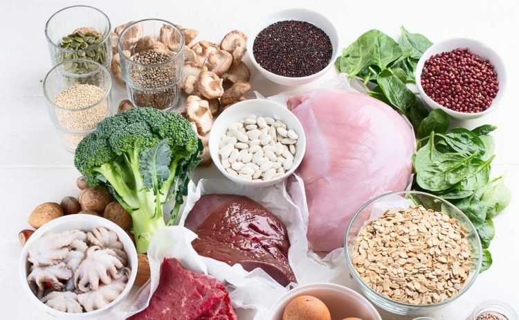 Ktorá zelenina má nedostatok železa ako stôl železitých potravín