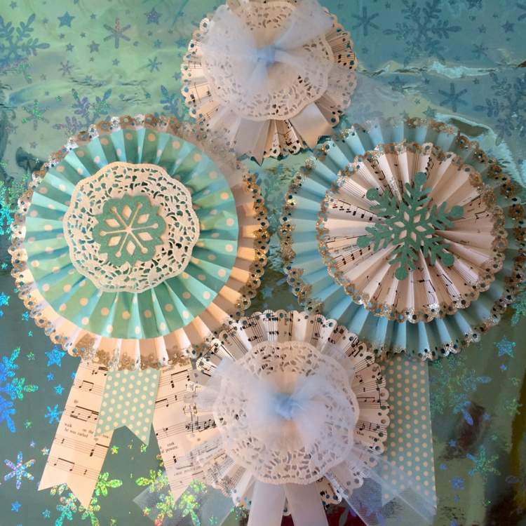 párty-ľadová kráľovná-rozeta-drotár-romantický-poznámkový papier-skladací-kutilský-oslavovať