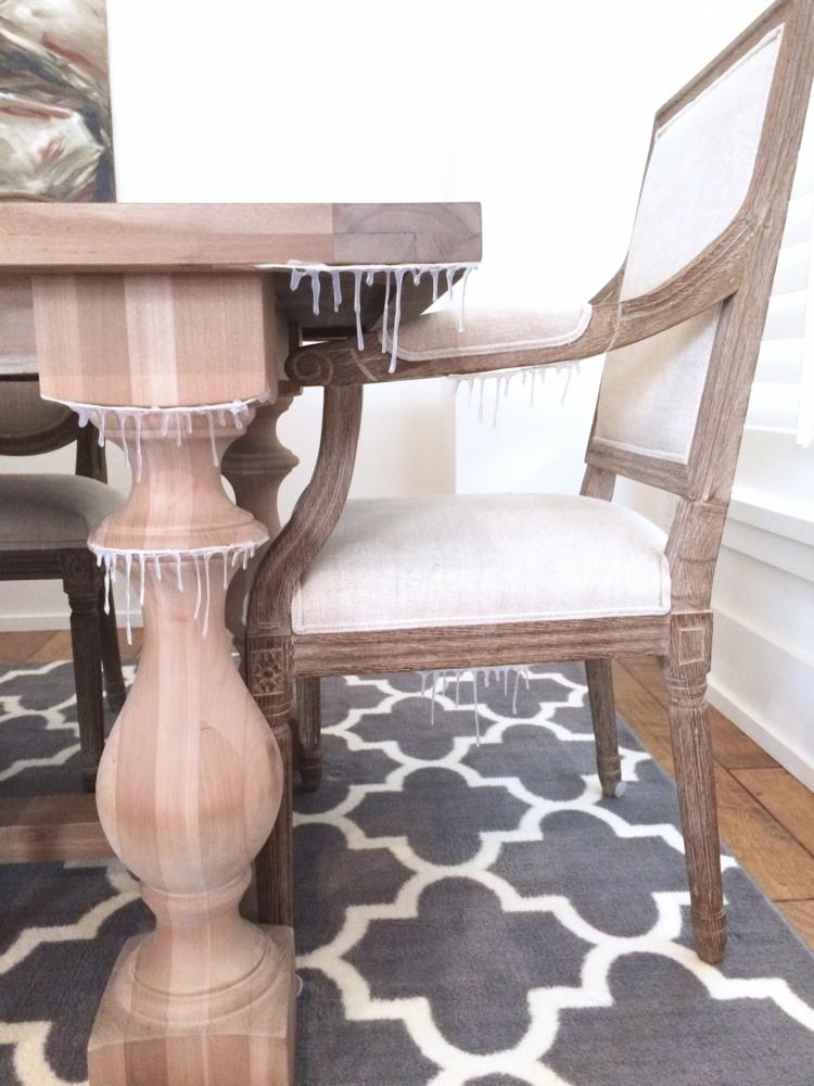 rampouch dekorácia drotárska girlanda horúce lepidlo vianočné remeselné projekty