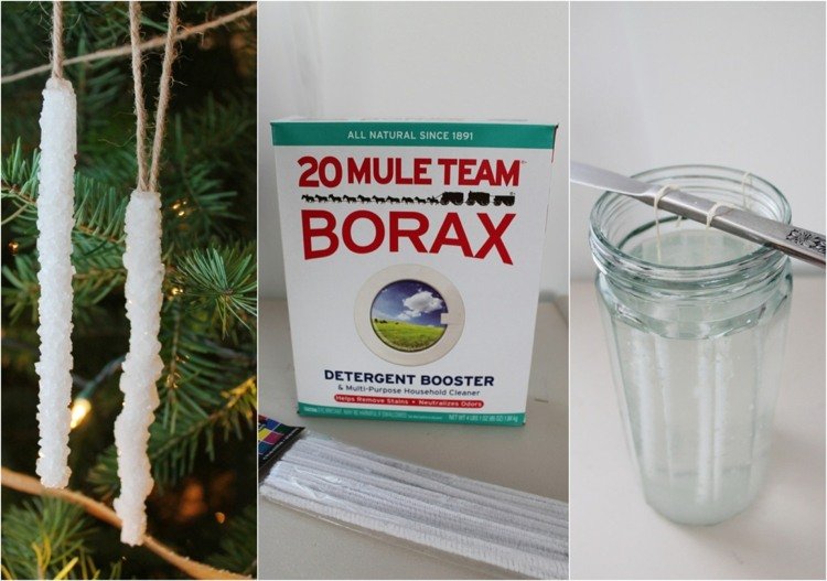 Snehové dekorácie si vyrobte podľa pokynov pre čistič boraxových rúrok