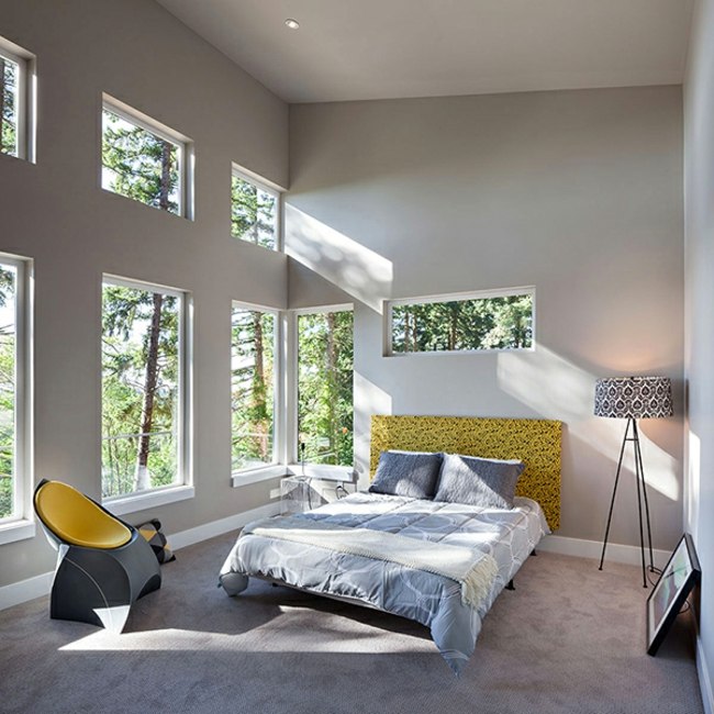 Spálňa v retro štýle posteľná lampa Nástenná lampa v minimalistickom dizajne