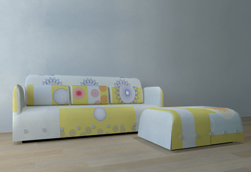 Eklektický nábytok do obývačky od Moroso - Button Collection