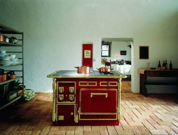 moderný dizajn kuchynského sporáka