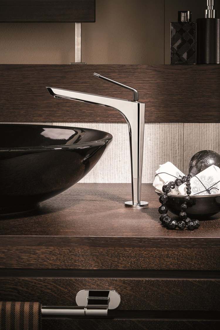 Elegantné kúpeľňové armatúry s pákovou batériou série o-rama armatúry