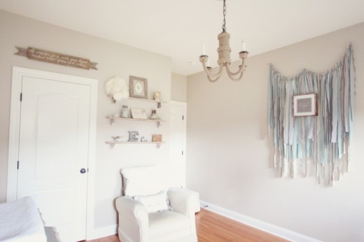 dekorácia do detskej izby v pastelovom farebnom prevedení