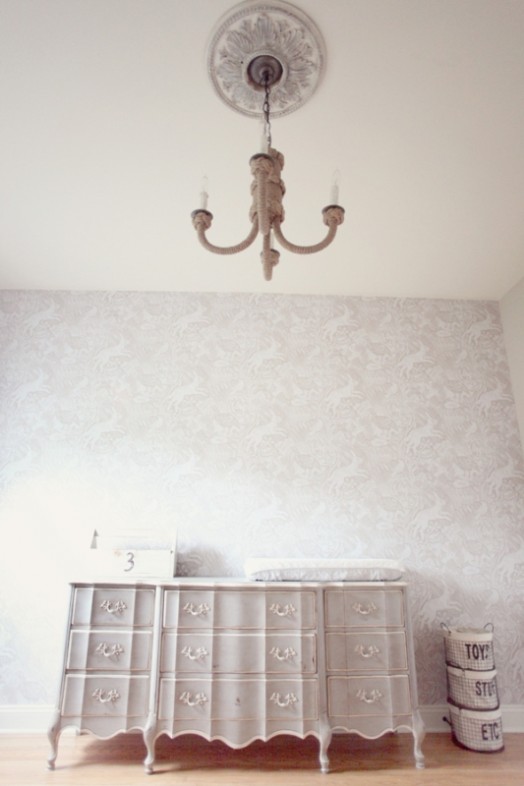 dekorácia do detskej izby s pastelovými farbami vintage