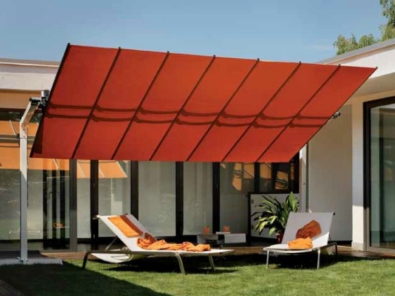 protislnečná ochrana model bianco voľne stojaci tieniaci systém funkčný