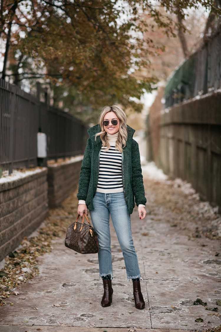 Trendy jesenných topánok Teddycoat Outft 2020