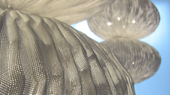 Svetelné koralové silikónové tienidlo Arturo Alvarez so silikónovou mriežkou Silikónové tienidlo so silikónovou mriežkou Artura Alvarez