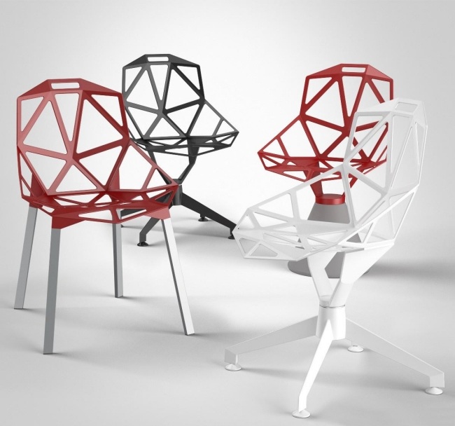 geometrické tvary moderný dizajn nábytku od magis