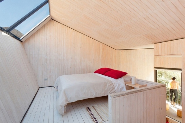 astronómia hotel hviezdicová posteľ šikmé strešné okno