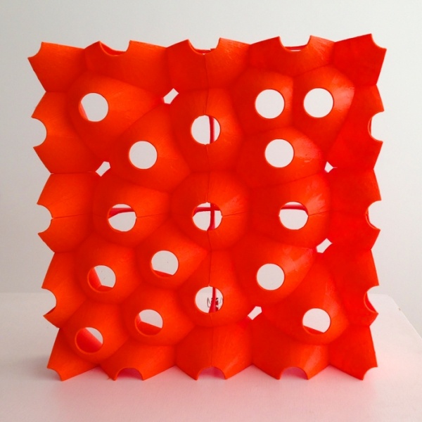 Emerging-Object ™ Picoroco-stenový prvok Blok-modulárny 3D-PLA-termoplast-alifatický-polyester Emerging-objects ™ Nástenný prvok Picoroco Blokový modulárny prvok 3D PLA termoplastický polyester