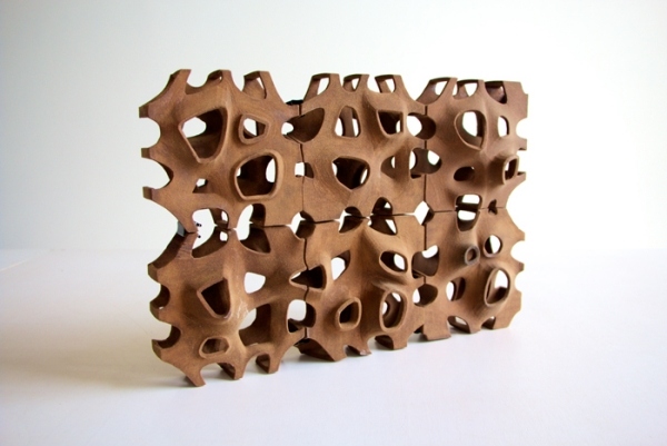 nástenná obrazovka poroso-technická drevo-3D-tlač nástenná obrazovka poroso drevo-3D tlač inovatívnych materiálov