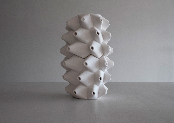 dizajnové modely-rýchla výroba-s 3D-tlačiarňou-Hex Tower-salt navrhujte rýchle modely-výrobu-s 3D-tlačiarňou-vznikajúce objekty