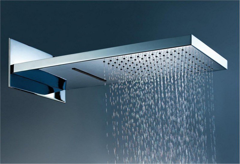 Nainštalujte sprchovú hlavicu šetriacu vodu do kúpeľne Šetrite energiou, ušetrite-voda-sprcha-miesto-kúpeľa