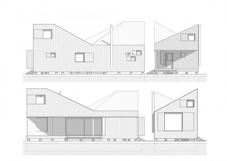 Plán eko domu - videný zo všetkých strán energeticky efektívny dom-plán-architektúra-všetky-strany