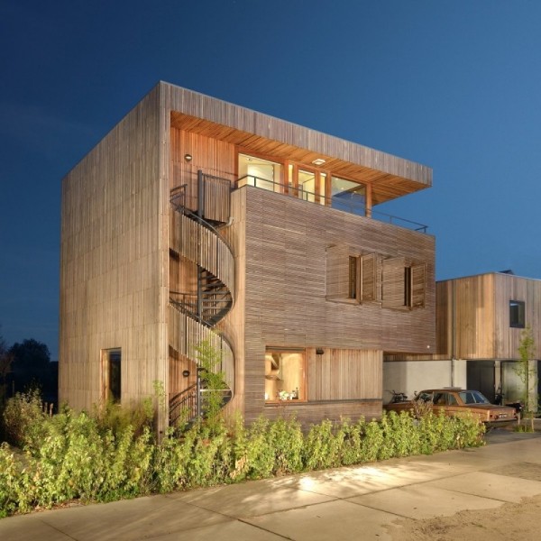 Amsterdam Villa-Rieteiland Oost-Egeon udržateľná architektúra