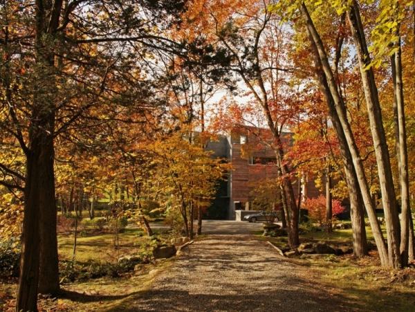 Dom architektov v lese Art-Barn Architecture