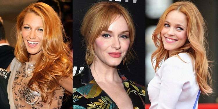 Celebrity s blond vlasmi Trend jahodovej blond farby vlasov