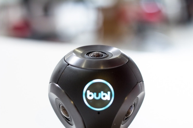 360 -stupňová HD kamera s vysokým rozlíšením 360 stupňový HD fotoaparát Bublecam HD