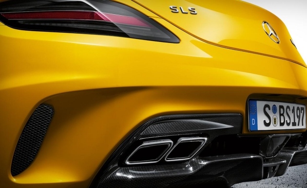 2014 mercedes sls amg čierne detaily