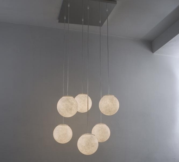 závesné svetlá malé mesačné gule dizajnové svetlá