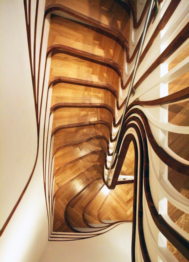 Drevené vnútorné schodisko-nápady na výstavbu-moderný dizajn Drevené vnútorné schodisko-nápady na výstavbu-moderné zariadenie