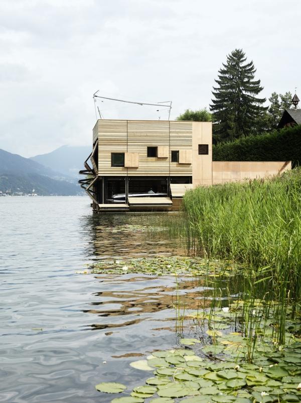Boathouse Millstätter See Korutánsko-moderný interiérový dizajn