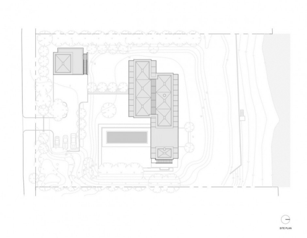 Pohľad zhora na dom Rogera Ferrisa
